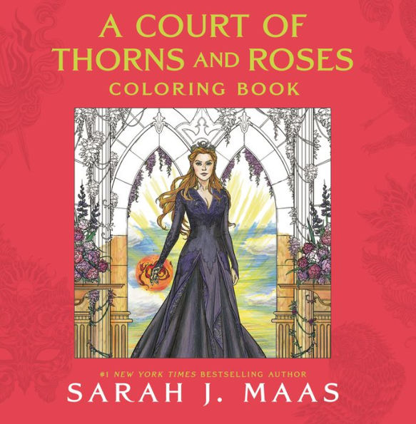 PRE-ORDEN- A Court of Thorns and Roses Coloring Book TARDA DE 2 A 5 SEMANAS EN LLEGAR