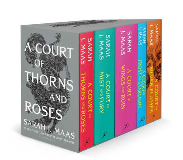 PRE ORDEN/PRE VENTA- A Court of Thorns and Roses Paperback Box Set (5 books) | Sarah J. Maas TARDA DE 2 A 4 SEMANAS EN LLEGAR