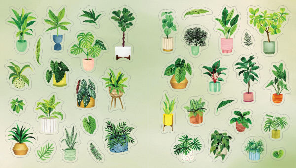 PRE-ORDEN- A Plant Lover's Sticker Book by Workman Publishing, Desiree Perez (Illustrator) TARDA DE 2-5 SEMANAS EN LLEGAR