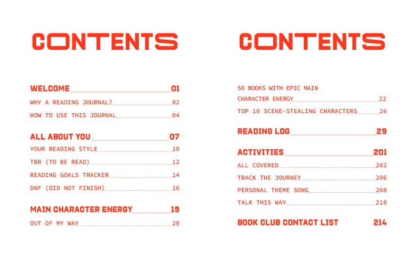 PRE-ORDEN- A Reading Journal: Main Character Energy: All about characters reading journal, Book review log, Track your reading progress, A5 Reading Log Notebook by Sweet Hearts Press TARDA DE 2-5 SEMANAS EN LLEGAR