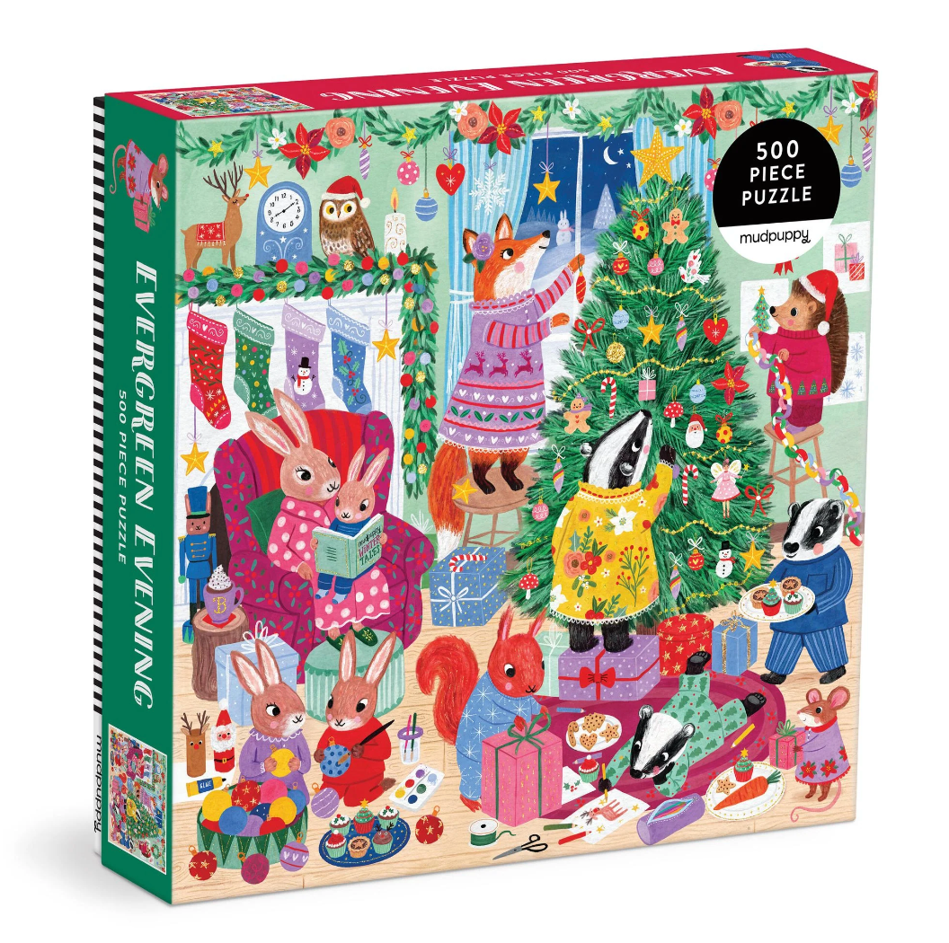 Evergreen Evening 500 Piece Family Puzzle