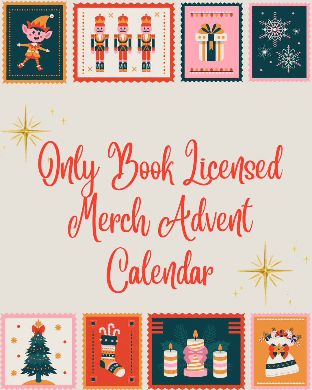 PRE-ORDEN- Only Bookish Licensed Merch Advent Calendar Tu eliges la merch que quieres SE ENVÍAN A PRINCIPIOS DE DICIEMBRE