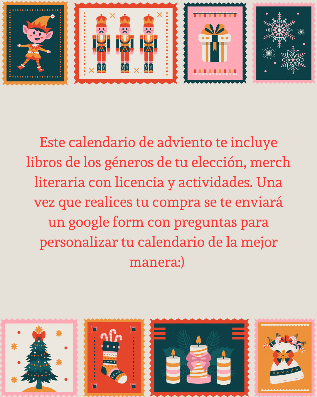 PRE-ORDEN- Book, Bookish Merch & Activity Advent Calendar SE ENVÍAN A PRINCIPIOS DE DICIEMBRE