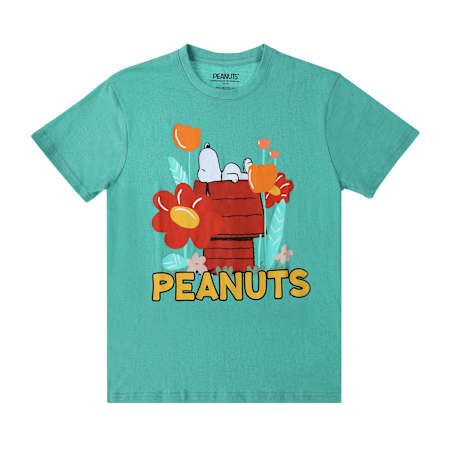 PRE-ORDEN- Floral Peanuts Graphic Tee TARDA DE 2-4 SEMANAS EN LLEGAR