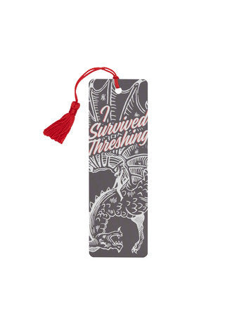 PRE-ORDEN- Fourth Wing: I Survived Threshing Bookmark TARDA DE 2-5 SEMANAS EN LLEGAR