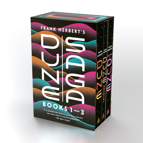 PRE-ORDEN- Frank Herbert's Dune Saga 3-Book Boxed Set: Dune, Dune Messiah, and Children of Dune by Frank Herbert TARDA DE 2-5 SEMANAS EN LLEGAR