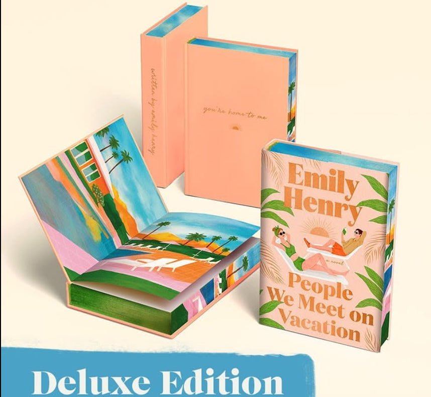 PRE-ORDEN- People We Meet on Vacation Deluxe Edition by Emily Henry TARDA DE 2-5 SEMANAS EN LLEGAR