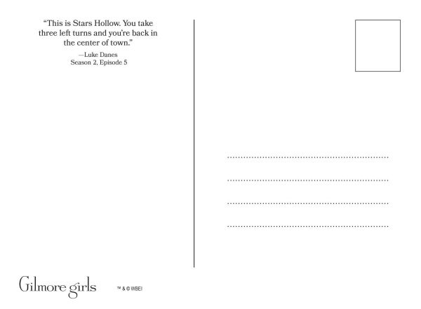 PRE-ORDEN- Gilmore Girls: Greetings from Stars Hollow: An Official Postcard Coloring Book by Erica Root (Illustrator) TARDA DE 2-5 SEMANAS EN LLEGAR A PARTIR DEL 9 DE SEPTIEMBRE
