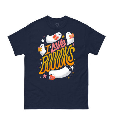 PRE-ORDEN- I Love Booooks Unisex T-Shirt TARDA DE 2-5 SEMANAS EN LLEGAR