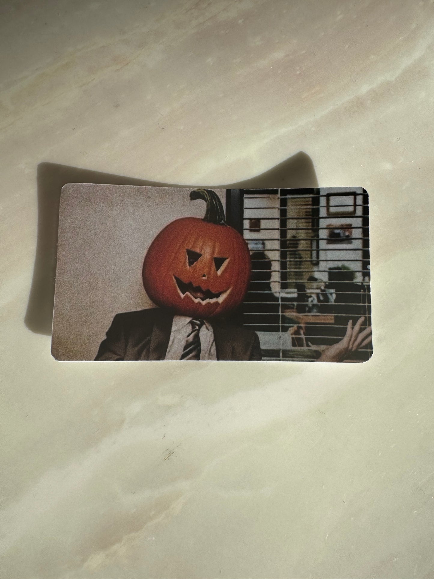 PUMPKIN DWIGHT - STICKER WATERPROOF ( A PRUEBA DE AGUA)