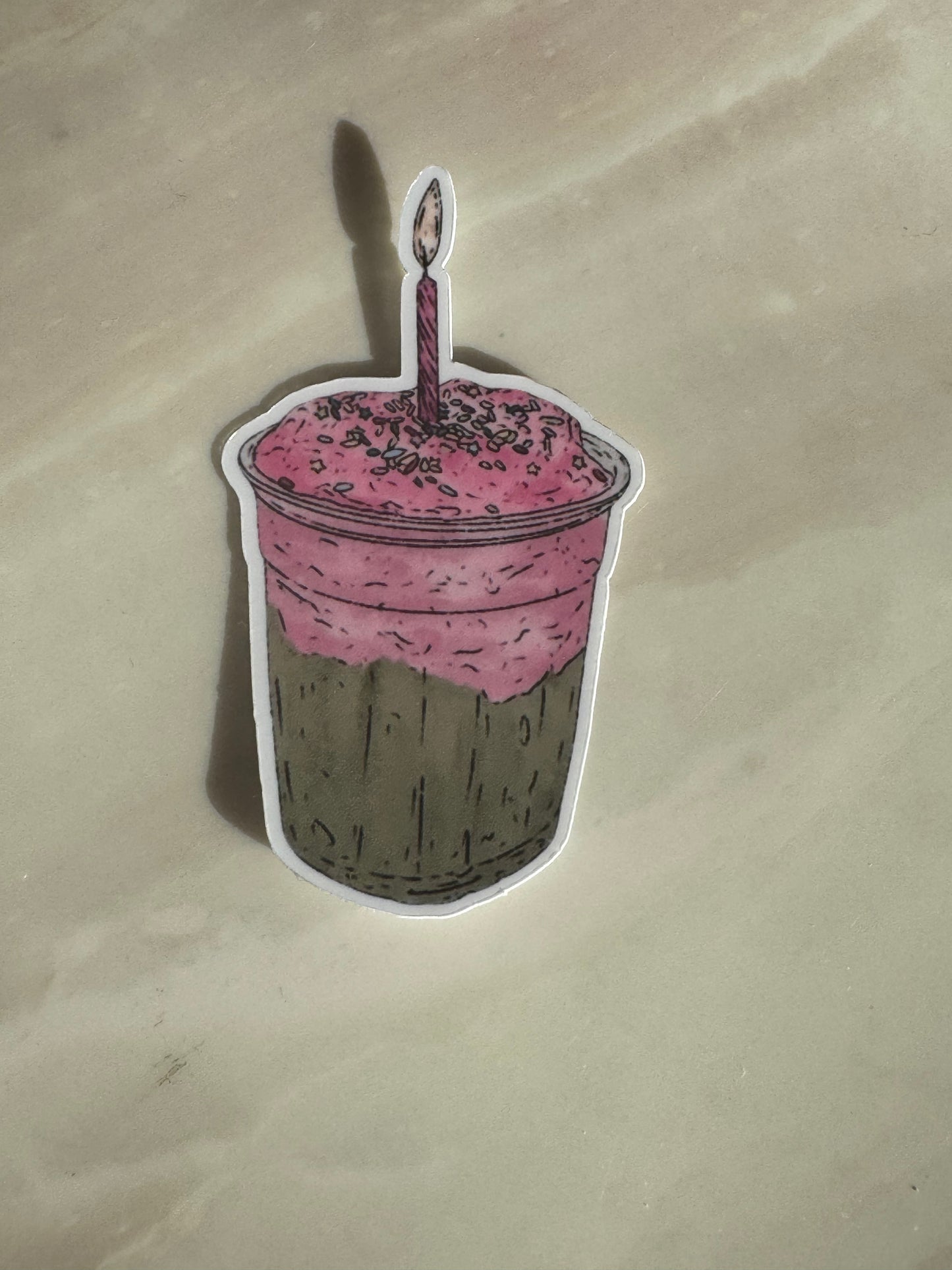 CELEBRATION MATCHA- STICKER WATERPROOF ( A PRUEBA DE AGUA)