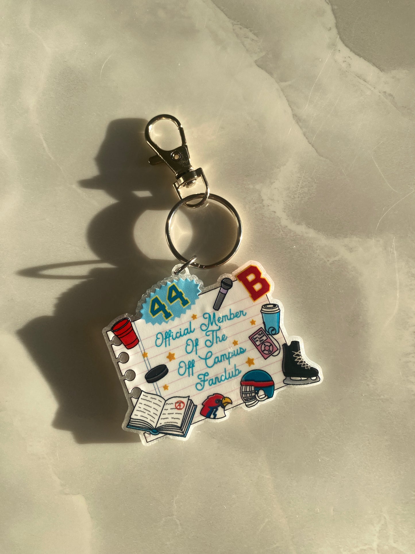 Off Campus Keychain/Bag Charm