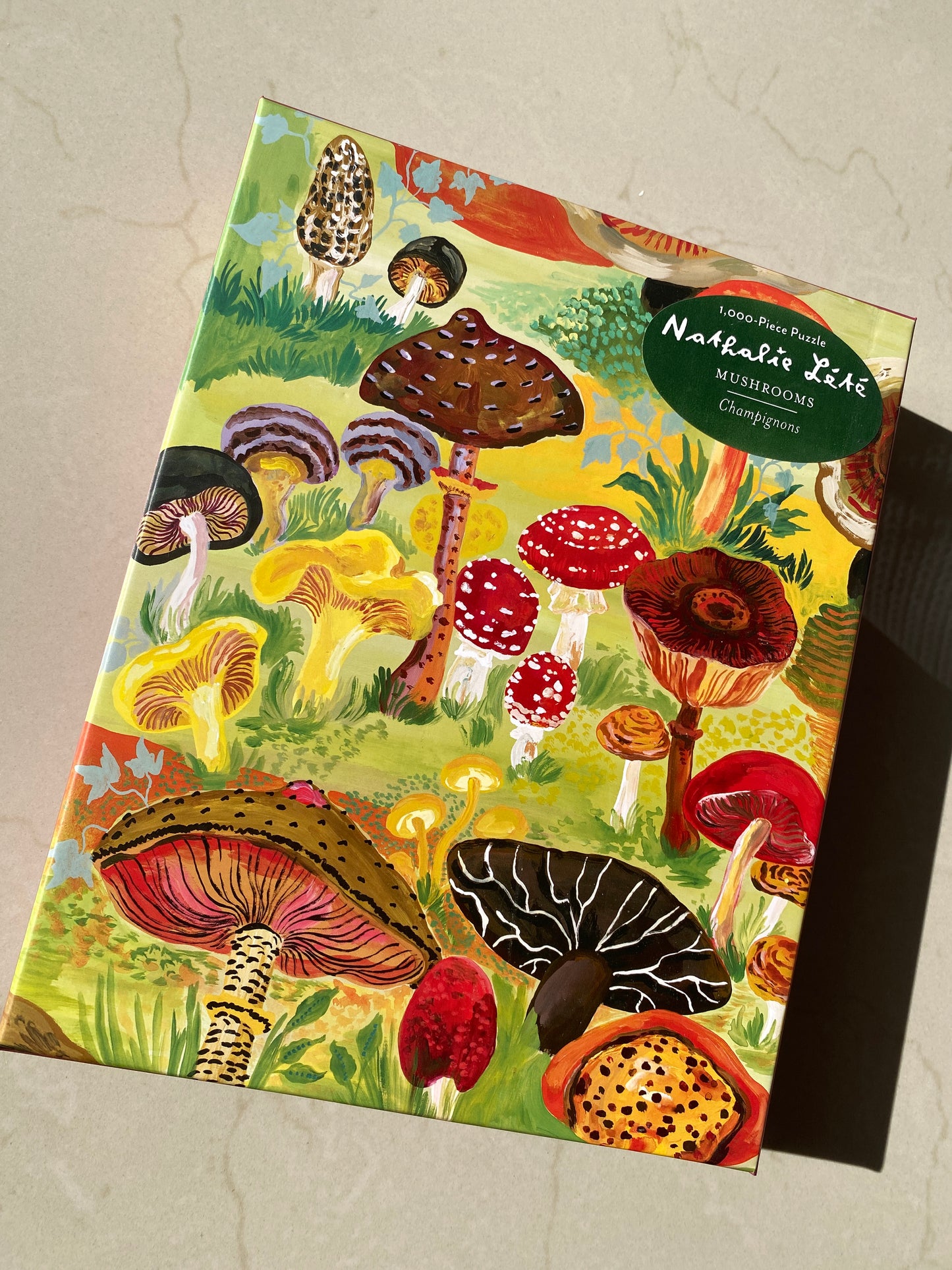 Nathalie Lété Mushrooms 1,000-Piece Puzzle