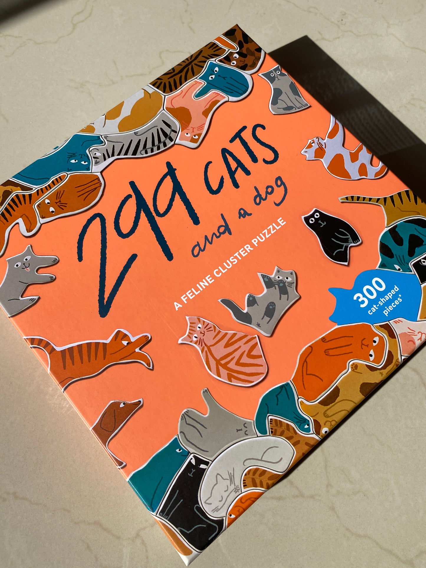 299 Cats (and a Dog) 300 Piece Cluster Puzzle: A Feline Cluster Puzzle