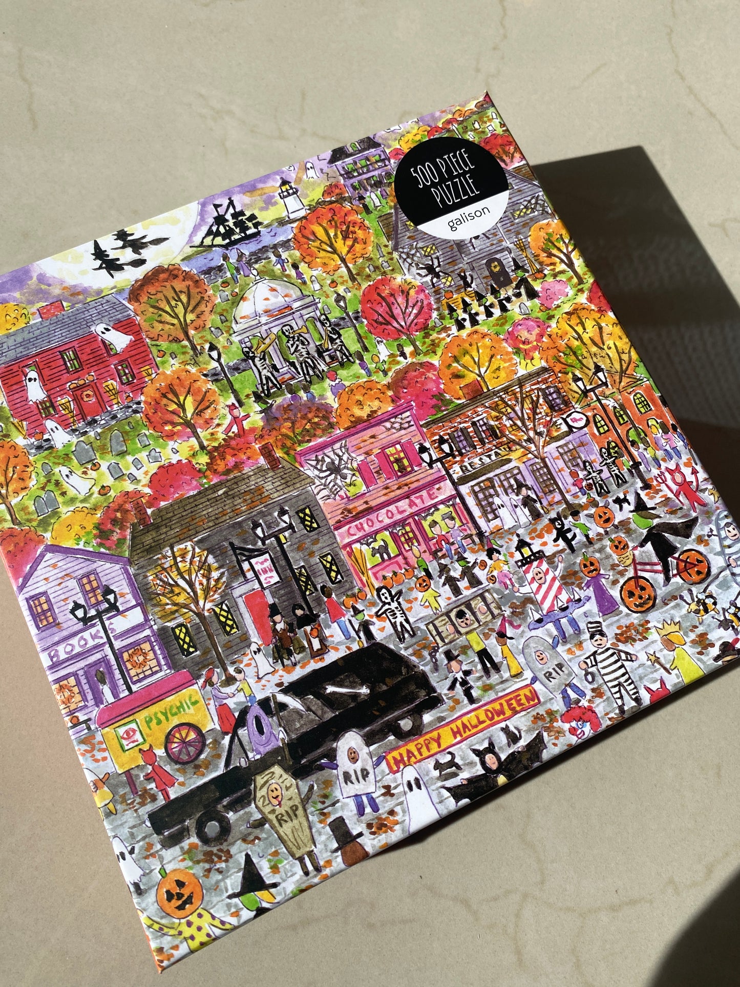Michael Storrings Halloween Parade 500 Piece Puzzle