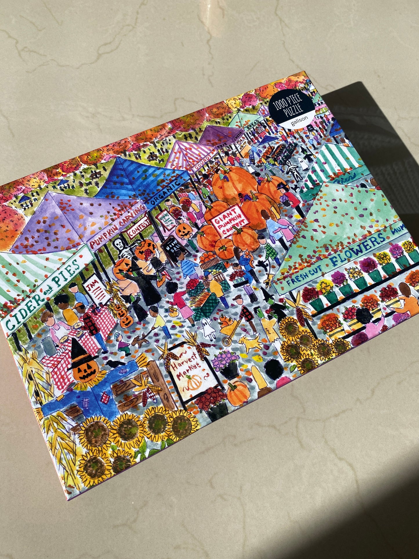 Michael Storrings Harvest Market 1000 Piece Puzzle