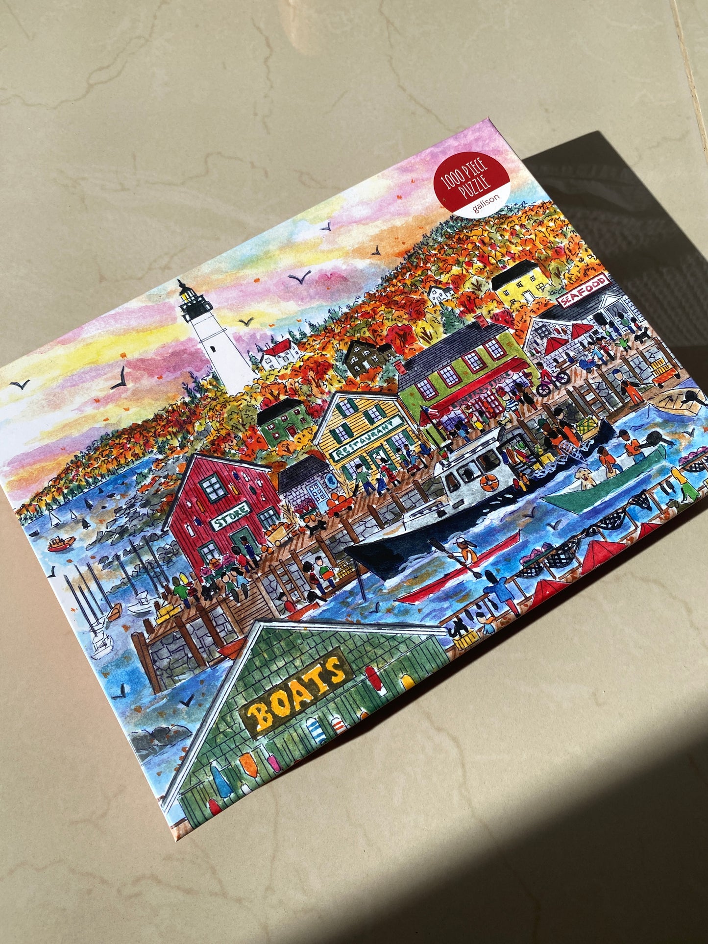 Michael Storrings Autumn By the Sea 1000 Piece Puzzle