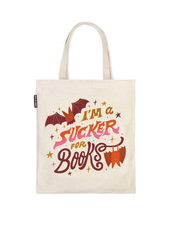 PRE-ORDEN- I'm a Sucker for Books Tote Bag TARDA DE 2-5 SEMANAS EN LLEGAR