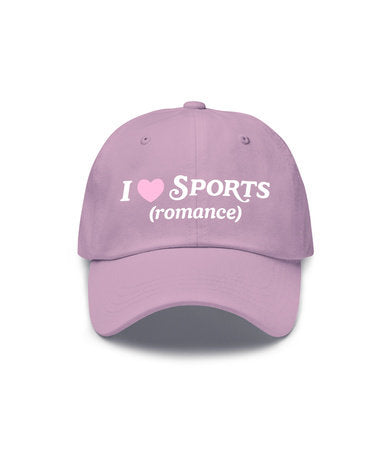 PRE-ORDEN- I love Sports (Romance) Hat TARDA DE 2-5 SEMANAS EN LLEGAR