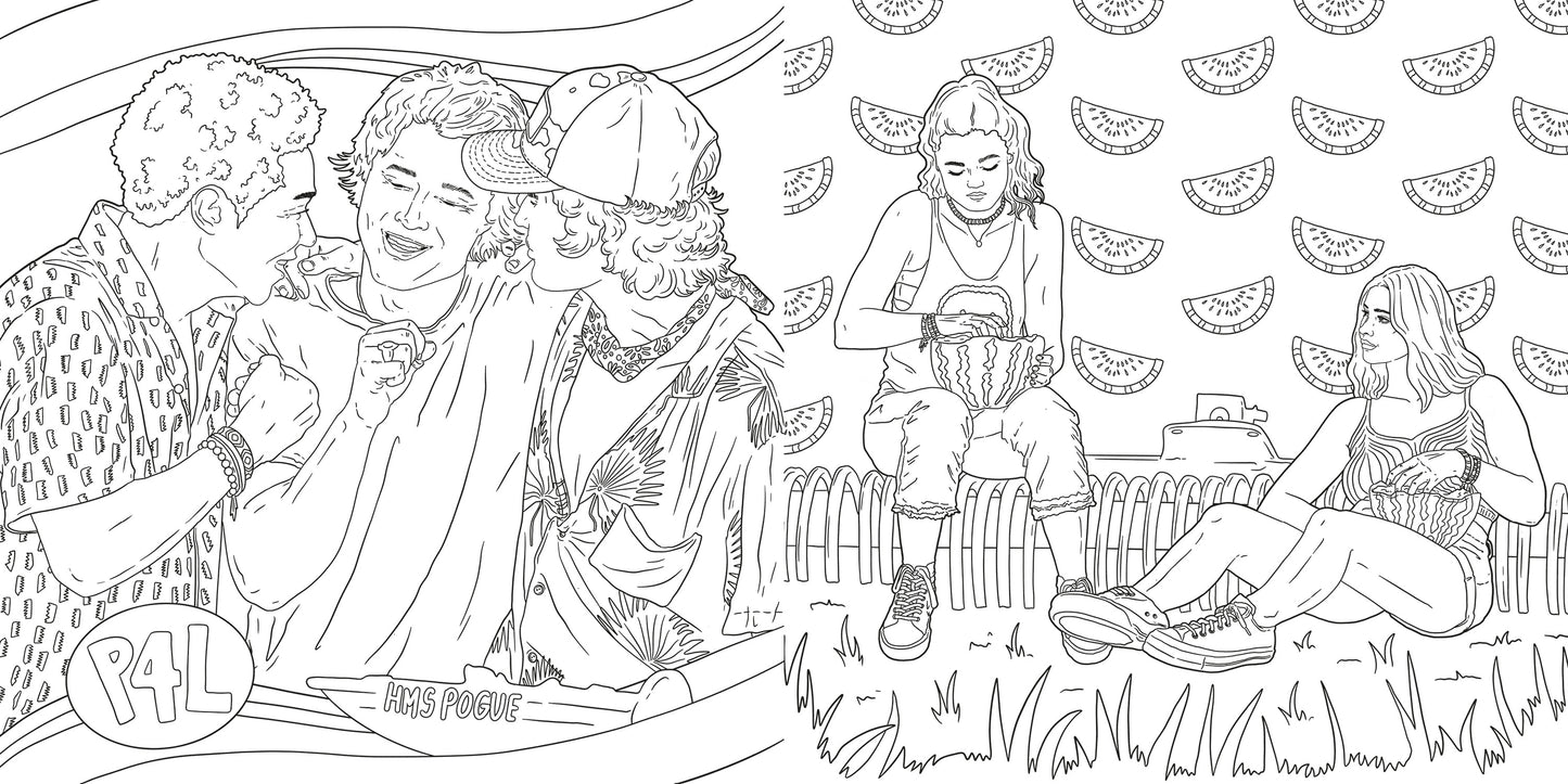 PRE-ORDEN- Outer Banks: The Official Coloring Book TARDA DE 2 A 5 SEMANAS EN LLEGAR