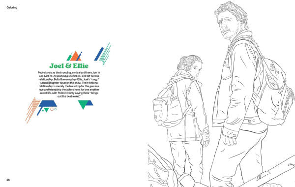 PRE-ORDEN- Pedro Pascal Coloring & Activity Book by Editors of Thunder Bay Press TARDA DE 2-5 SEMANAS EN LLEGAR A PARTIR DEL 30 DE SEPTIEMBRE