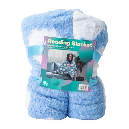 PRE-ORDEN- Reading Blanket With Hood 50inx60in TARDA DE 2-4 SEMANAS EN LLEGAR