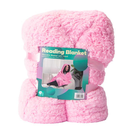 PRE-ORDEN- Reading Blanket With Hood 50inx60in TARDA DE 2-4 SEMANAS EN LLEGAR