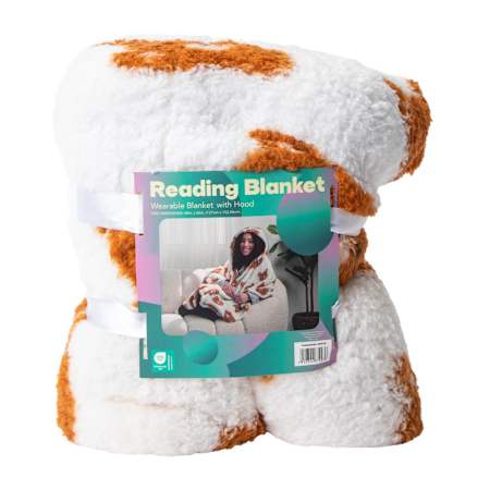 PRE-ORDEN- Reading Blanket With Hood 50inx60in TARDA DE 2-4 SEMANAS EN LLEGAR