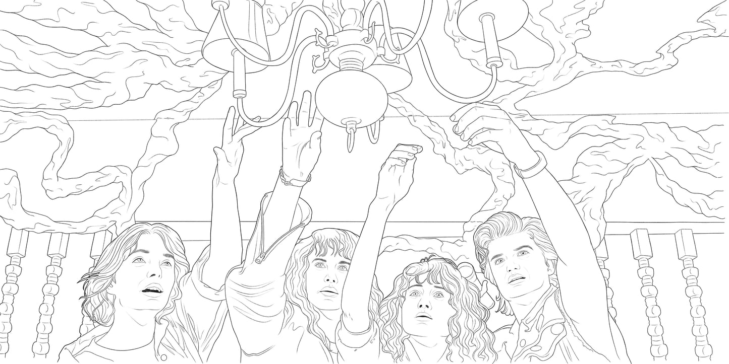 PRE-ORDEN- Stranger Things: The Official Coloring Book, Season 4 TARDA DE 2 A 4 SEMANAS EN LLEGAR
