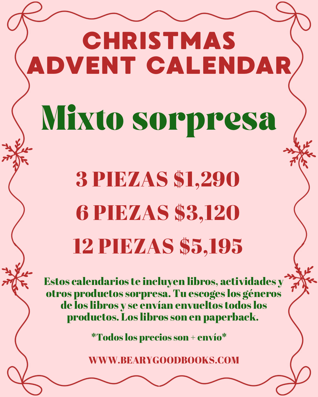 CHRISTMAS ADVENT CALENDAR MIXTO SORPRESA