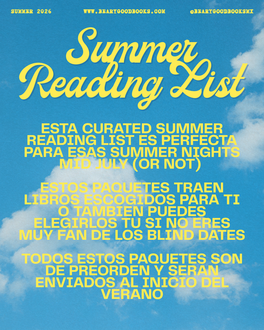 PRE-ORDEN- Summer Reading Lists SE ENVÍAN A INCIOS DEL VERANO