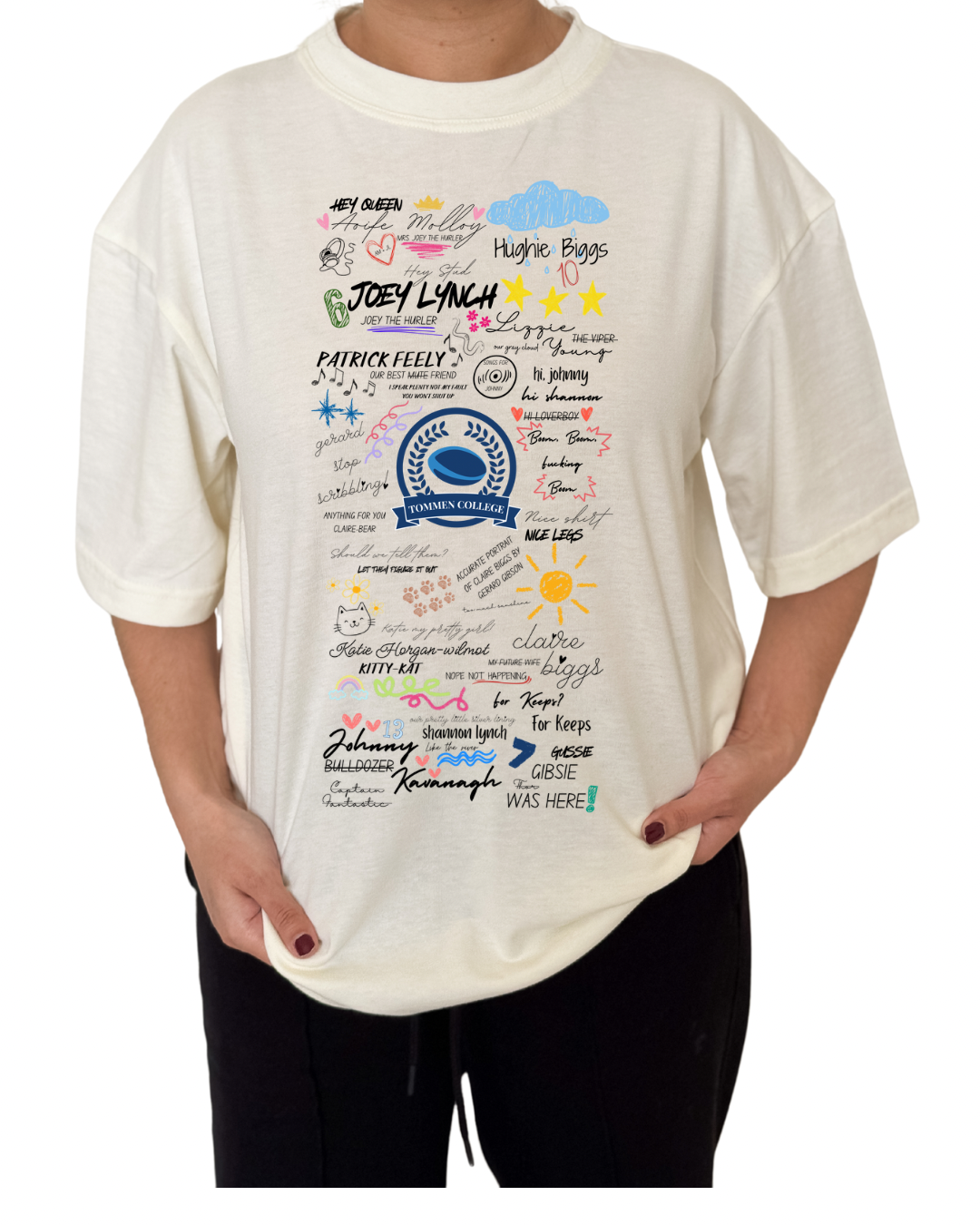 Yearbook signing | Boys of Tommen - Oversized T-shirt  MISPRINTED
