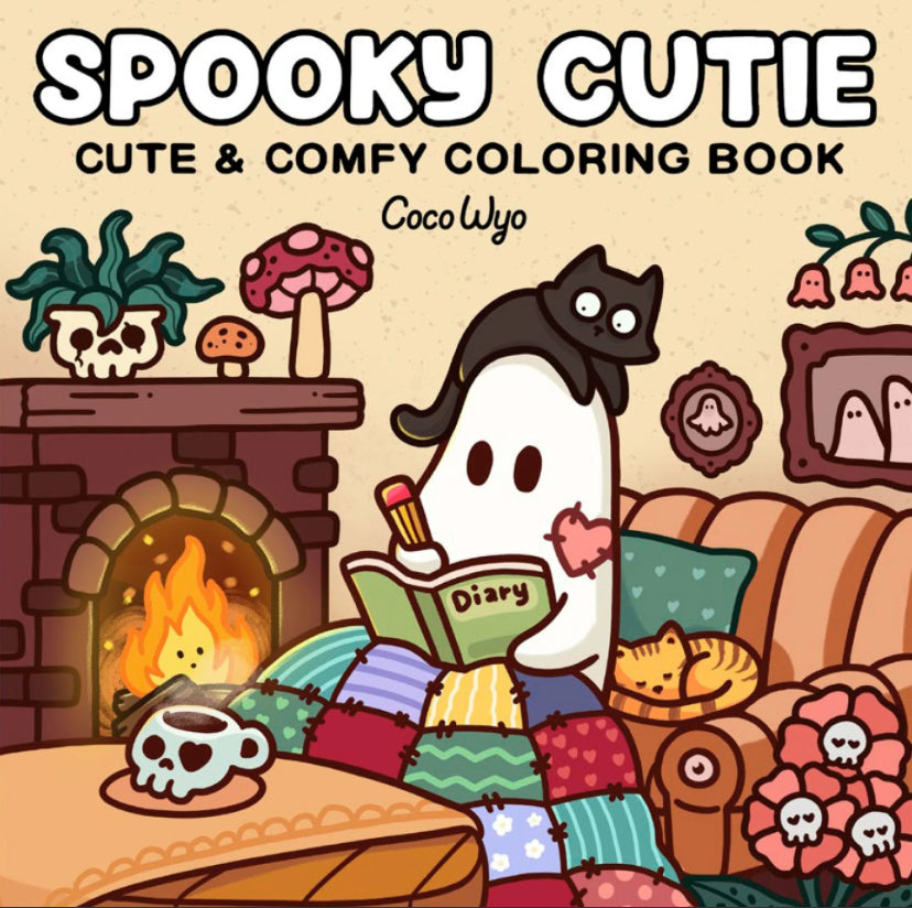 Spooky Cutie: Coloring Book for Adults and Kids By Coco Wyo