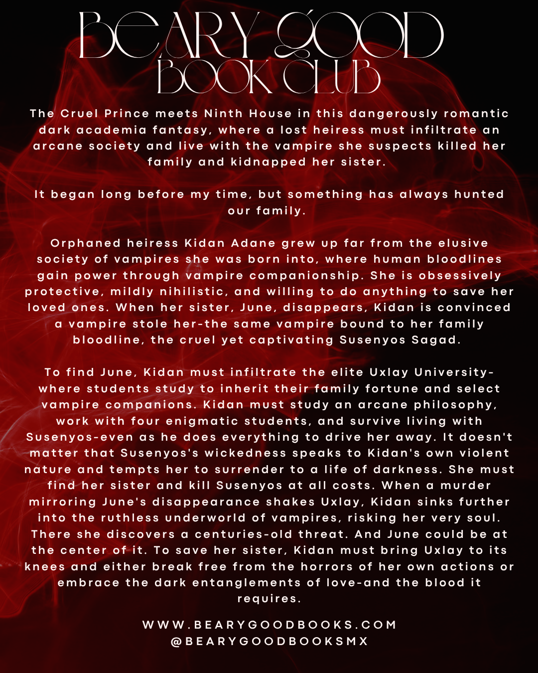 PRE-ORDEN: BEARY GOOD BOOKCLUB: SESSION 12