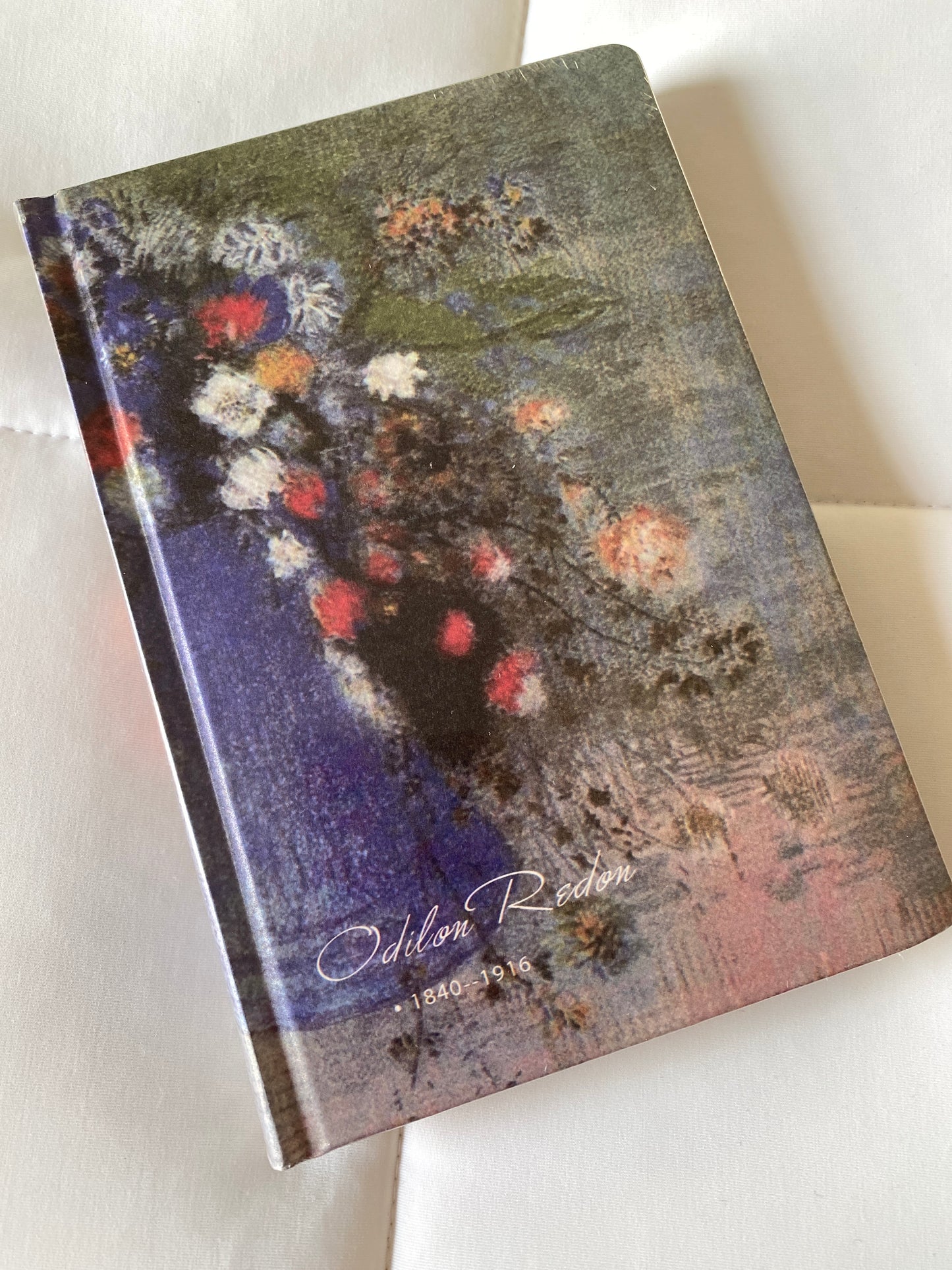 Libreta de pasta gruesa con hoja decorada
