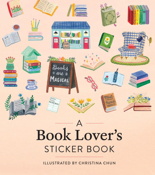 PRE-ORDEN- A Book Lover's Sticker Book by Workman Publishing, Christina Chun (Illustrator) TARDA DE 2-5 SMANAS EN LLEGAR