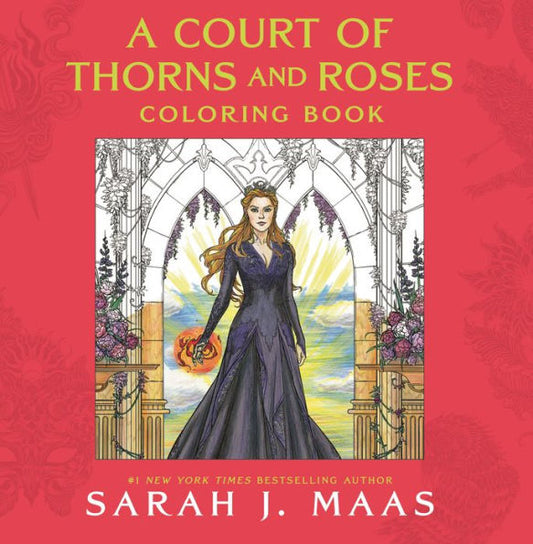 PRE-ORDEN- A Court of Thorns and Roses Coloring Book TARDA DE 2 A 5 SEMANAS EN LLEGAR