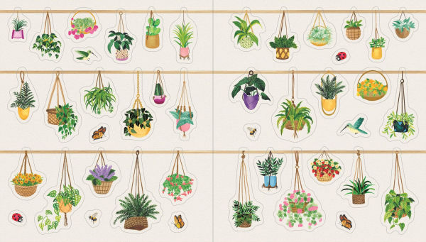 PRE-ORDEN- A Plant Lover's Sticker Book by Workman Publishing, Desiree Perez (Illustrator) TARDA DE 2-5 SEMANAS EN LLEGAR