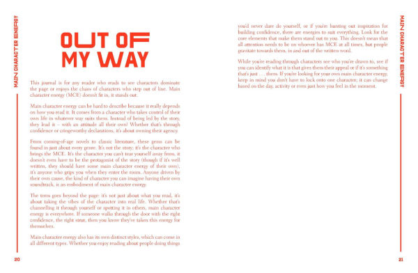 PRE-ORDEN- A Reading Journal: Main Character Energy: All about characters reading journal, Book review log, Track your reading progress, A5 Reading Log Notebook by Sweet Hearts Press TARDA DE 2-5 SEMANAS EN LLEGAR