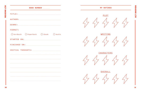 PRE-ORDEN- A Reading Journal: Main Character Energy: All about characters reading journal, Book review log, Track your reading progress, A5 Reading Log Notebook by Sweet Hearts Press TARDA DE 2-5 SEMANAS EN LLEGAR