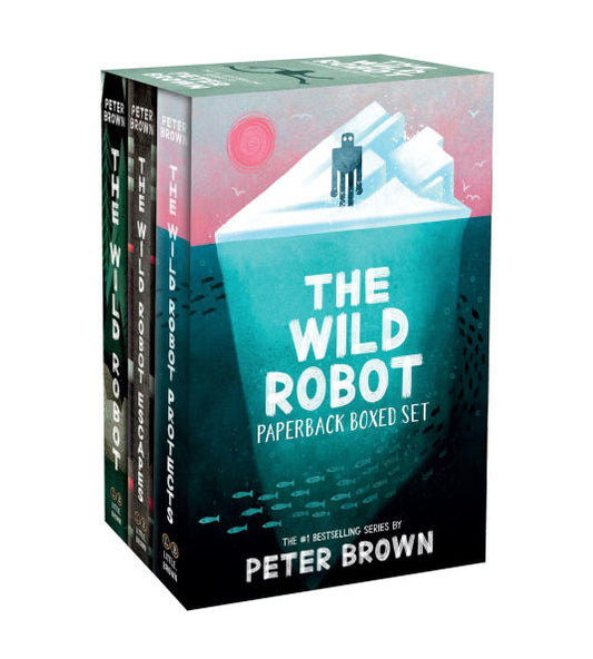 PRE-ORDEN- The Wild Robot Paperback Boxed Set by Peter Brown TARDA DE 2-5 SEMANAS EN LLEGAR A PARTIR DEL 30 DE SEPTIEMBRE