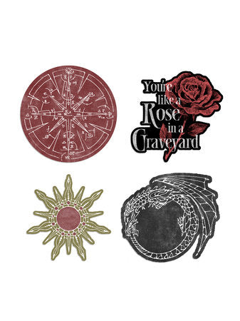 PRE-ORDEN- Alchemised Stickers - Sticker Set of 4 TARDA DE 2-5 SEMANAS EN LLEGAR A PARTIR DEL 16 DE SEPTIEMBRE