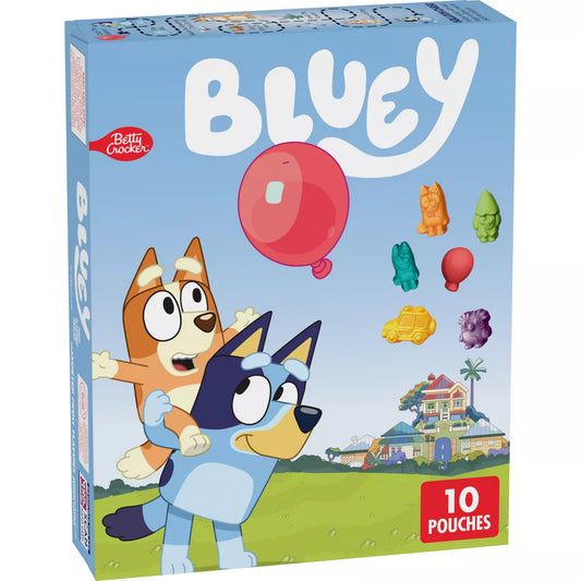 PRE-ORDEN- Betty Crocker Bluey Fruit Flavored Fruit Snacks - 8oz/10ct TARDA DE 2-4 SEMANAS EN LLEGAR
