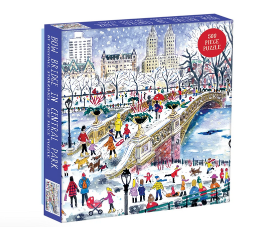Michael Storrings Bow Bridge In Central Park 500 Piece Jigsaw Puzzle