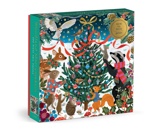 Victoria Ball Woodland Merrymakers 500 Piece Foil Puzzle