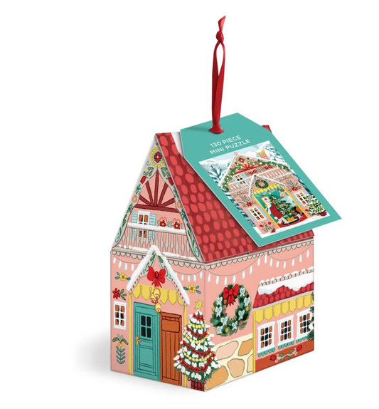 Swiss Chalet 130 Piece Puzzle Ornament