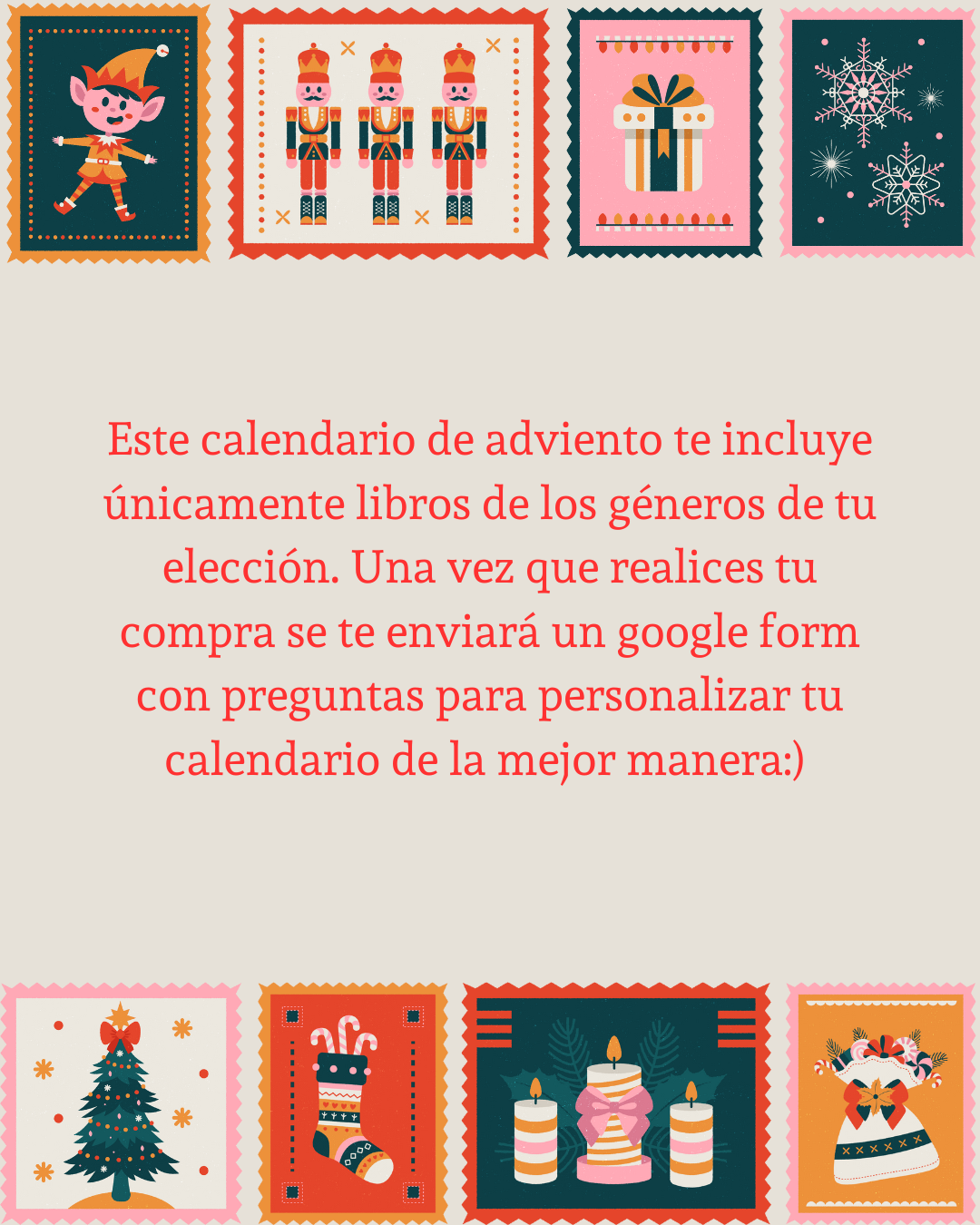 Books Advent Calendar SE ENVÍAN A PRINCIPIOS DE DICIEMBRE