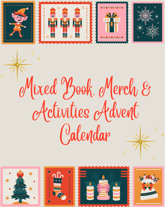 PRE-ORDEN- Book, Bookish Merch & Activity Advent Calendar SE ENVÍAN A PRINCIPIOS DE DICIEMBRE