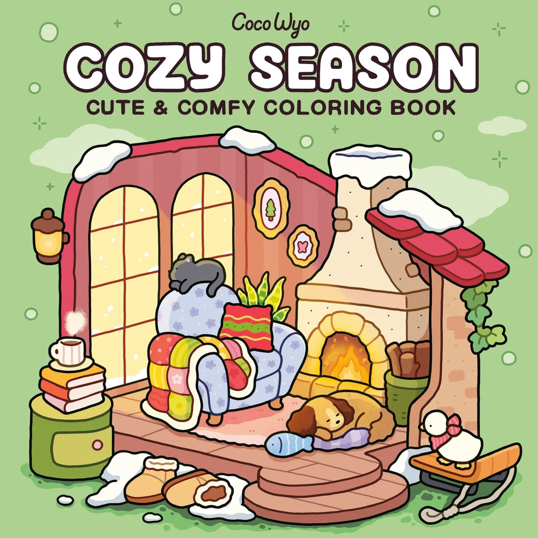 Cozy Season: Coloring Book for Adults and Kids By Coco Wyo