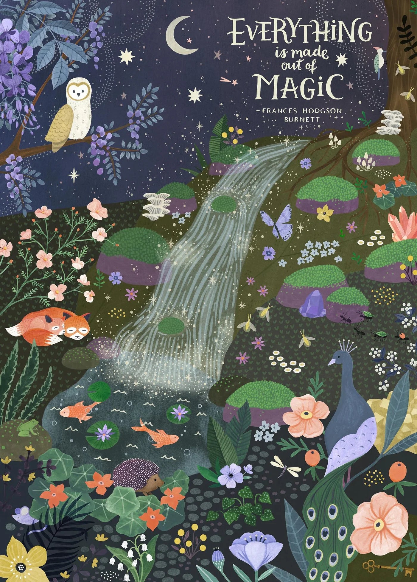Everything Is Made Out of Magic 1,000-Piece Puzzle (Flow): for Adults Families Picture Quote Mindfulness Game Gift Jigsaw 26 3/8" x 18 7/8"